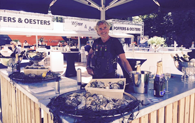 Oesters op culinair evenement